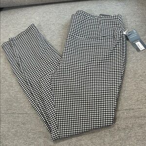 Worthington Black and White Plaid Pants